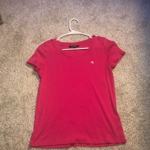 Crew/ deep neck short sleeve t- shirt